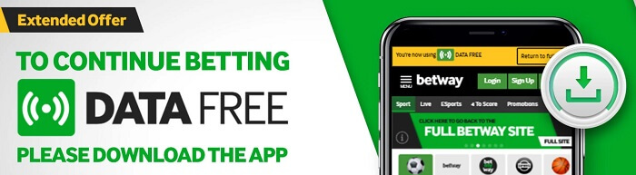 Free Data on the Betway App