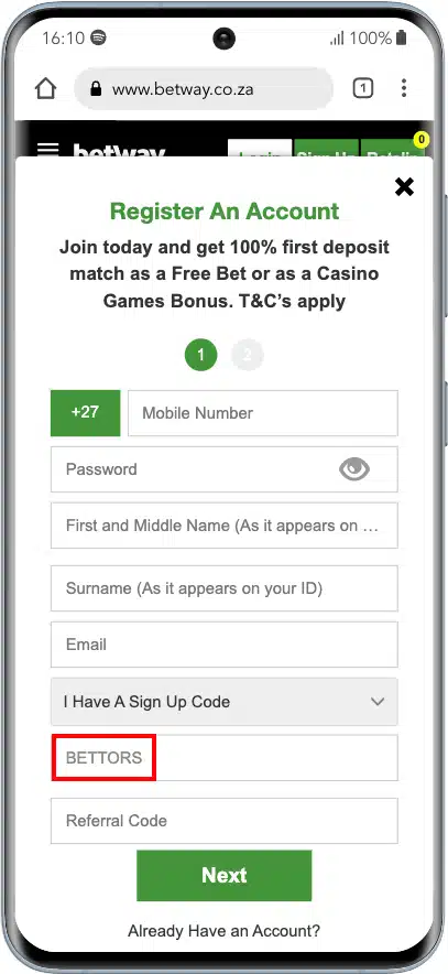 Betway Registration | How To Open An Account At Betway (2024 )