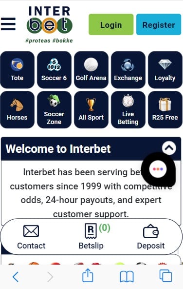 Interbet iOS