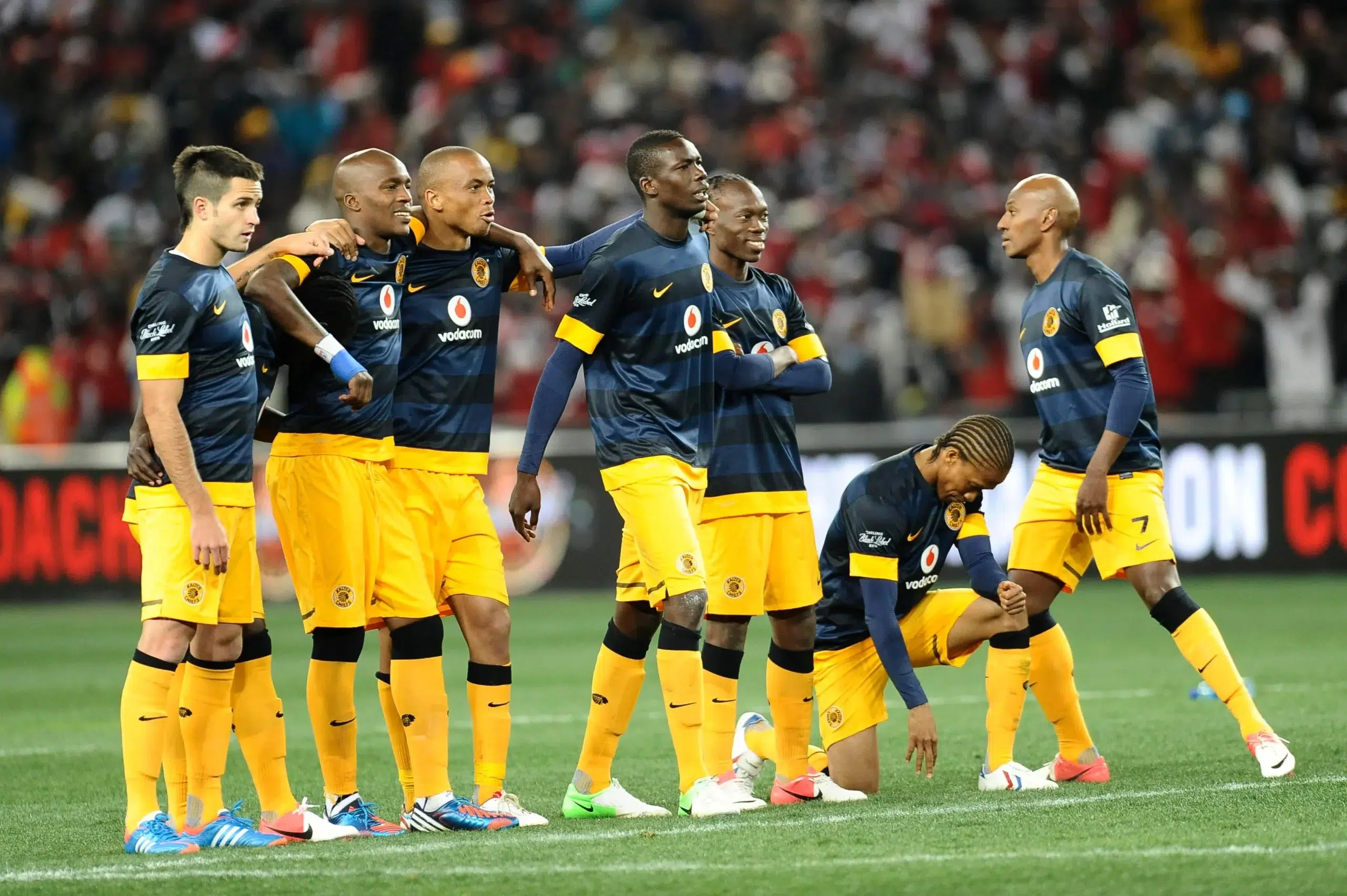 Kaizer Chiefs players during the Carling Black Label Cup