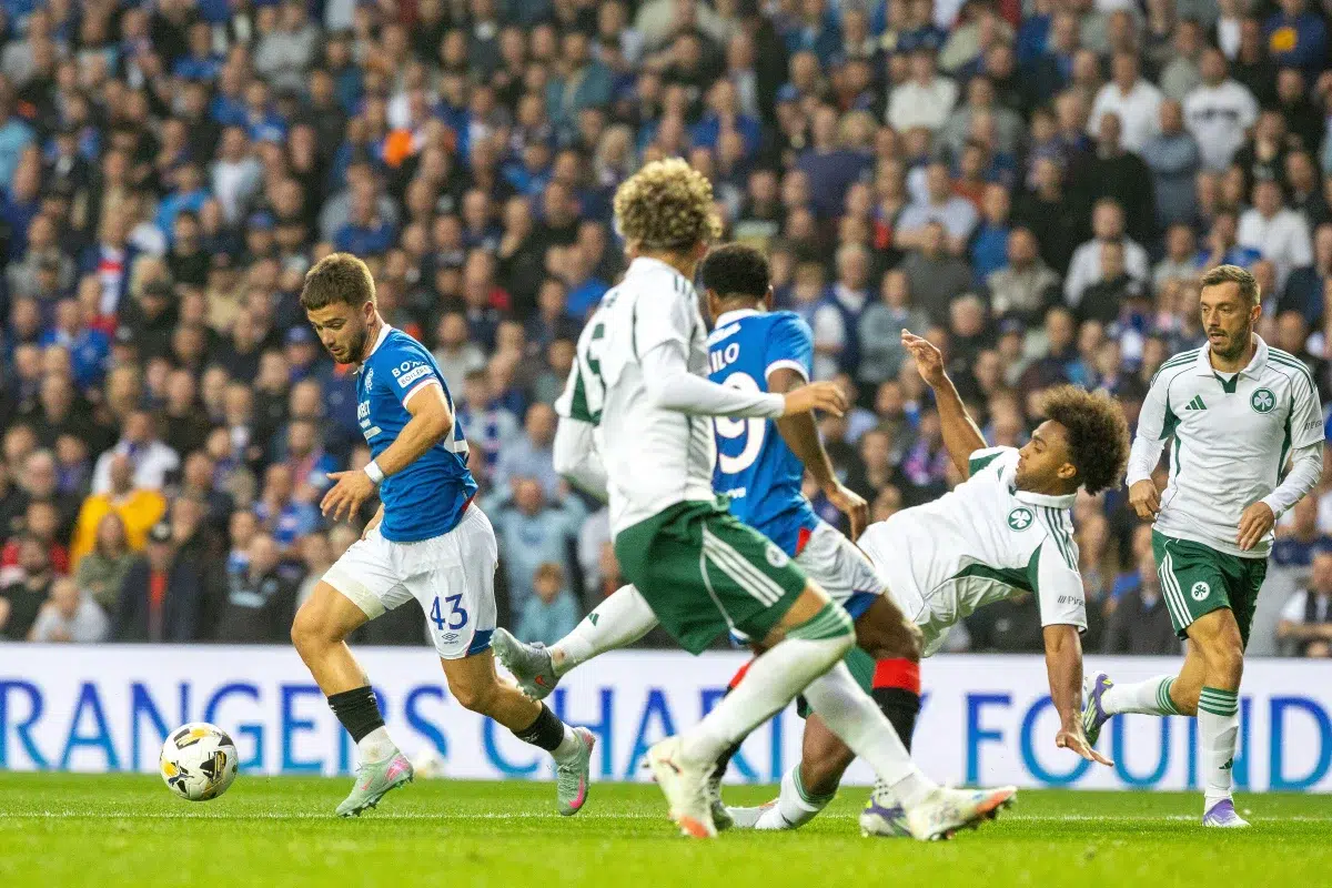 Rangers FC vs Panathinaikos FC in the second qualifying round of the UEFA Champions League 2025/2026