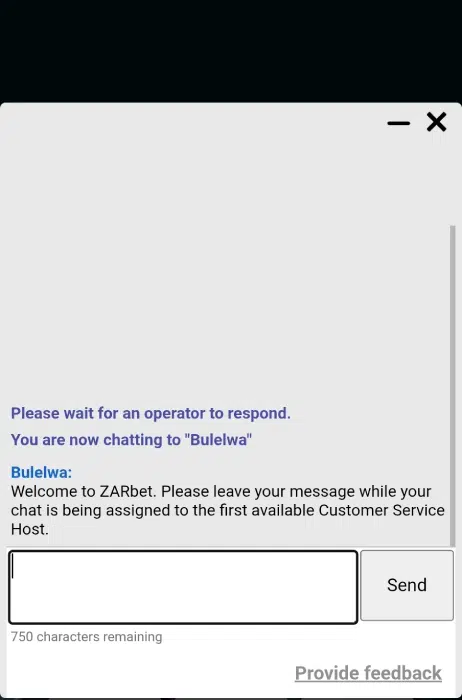 Customer Service Customer Service ZARbet
