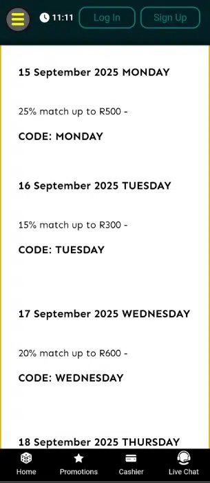 ZARbet Prmotions ZARbet Offers