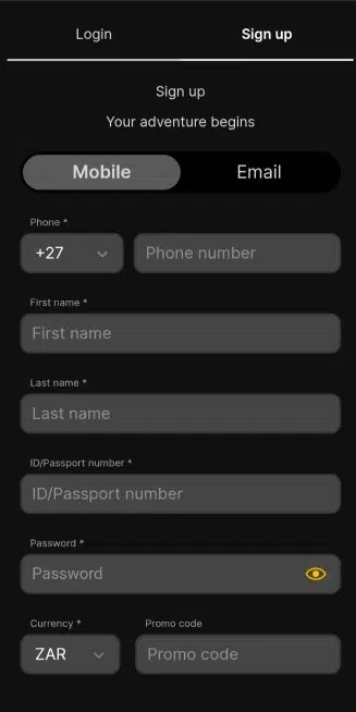 Wanejobets Sign Up Form Wanejobets Sign Up