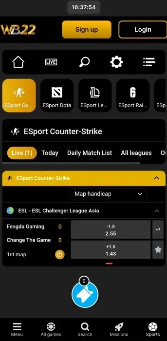 Wanejobets eSports Examples Wanejobets eSports Options