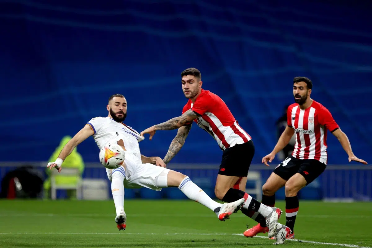Madrid, Spain; 01.12.2021.- Real Madrid vs Athletic Club Football Soccer to La Liga Spain match 09 2021-2022 held at Santiago Bernabeu