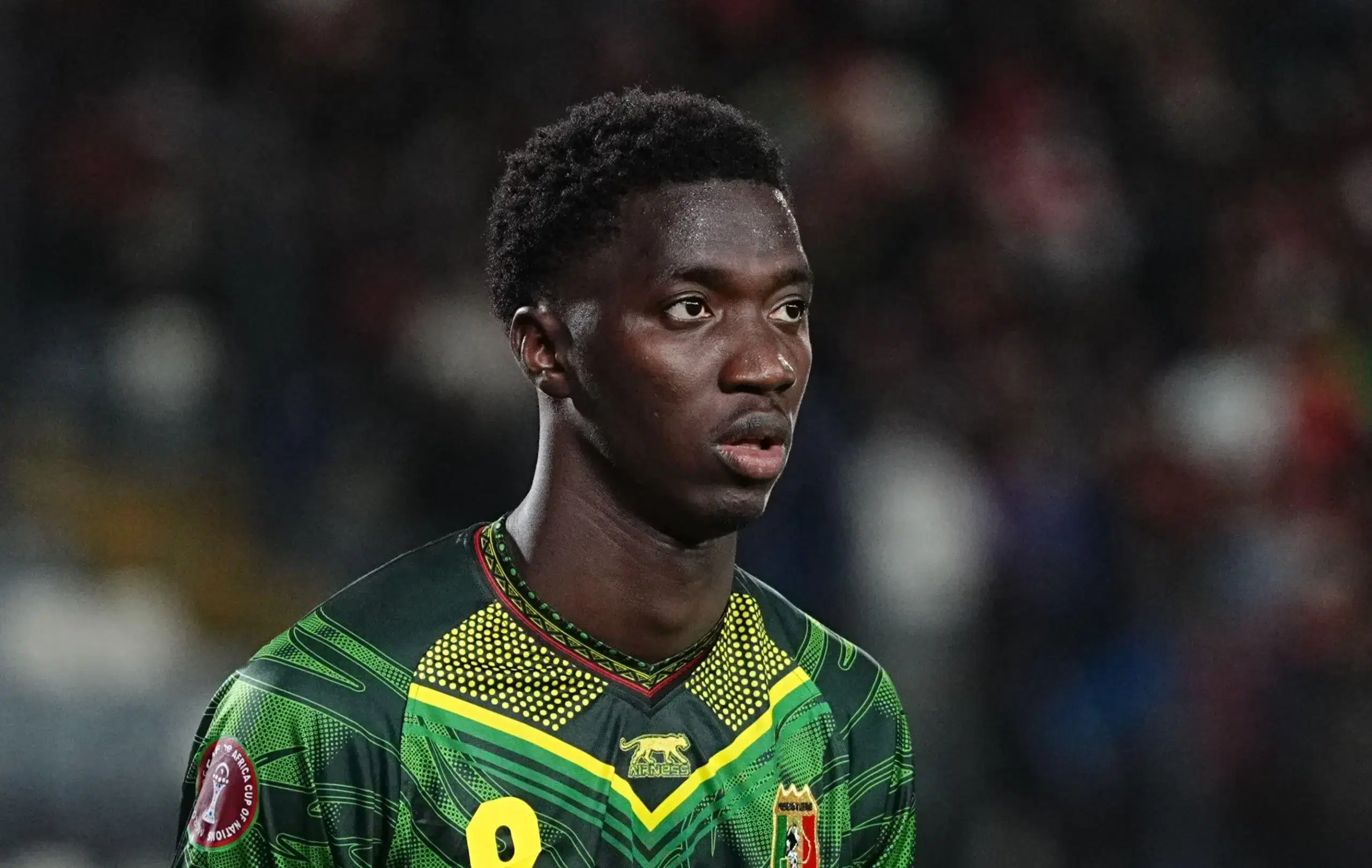 Mahamadou Doumbia of Mali looks on during a 2025 AFCON Africa Cup of Nations game, Mali vs Tunisia, at Mohammed V Stadium, Casablanca, Marocco.