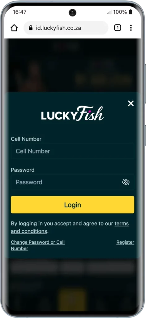 Lucky Fish Login