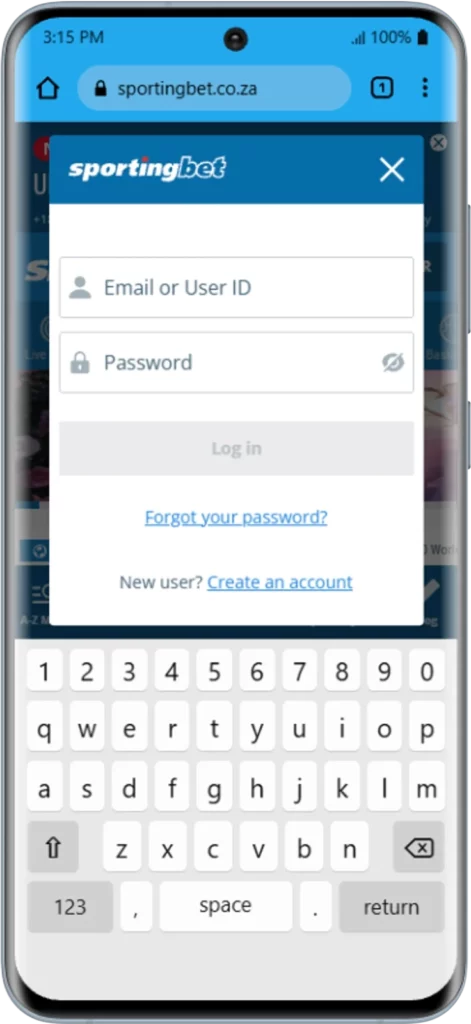 Sportingbet Mobile Login