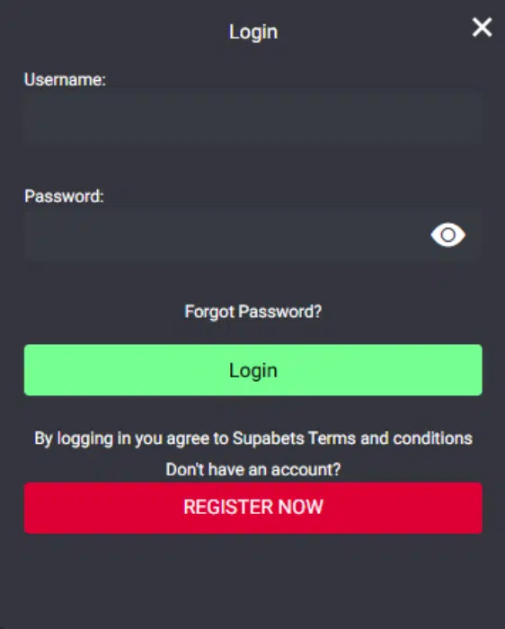 Supabets Desktop Login Supabets Desktop Login