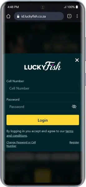 Lucky Fish Mobile Login