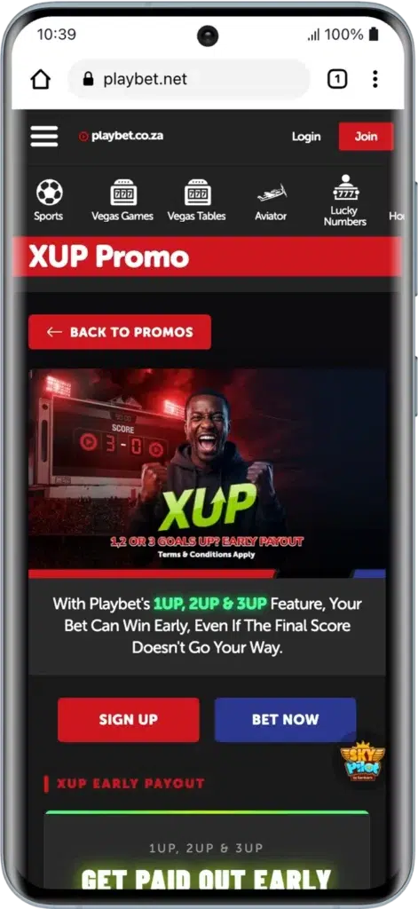 Playbet XUP Promo