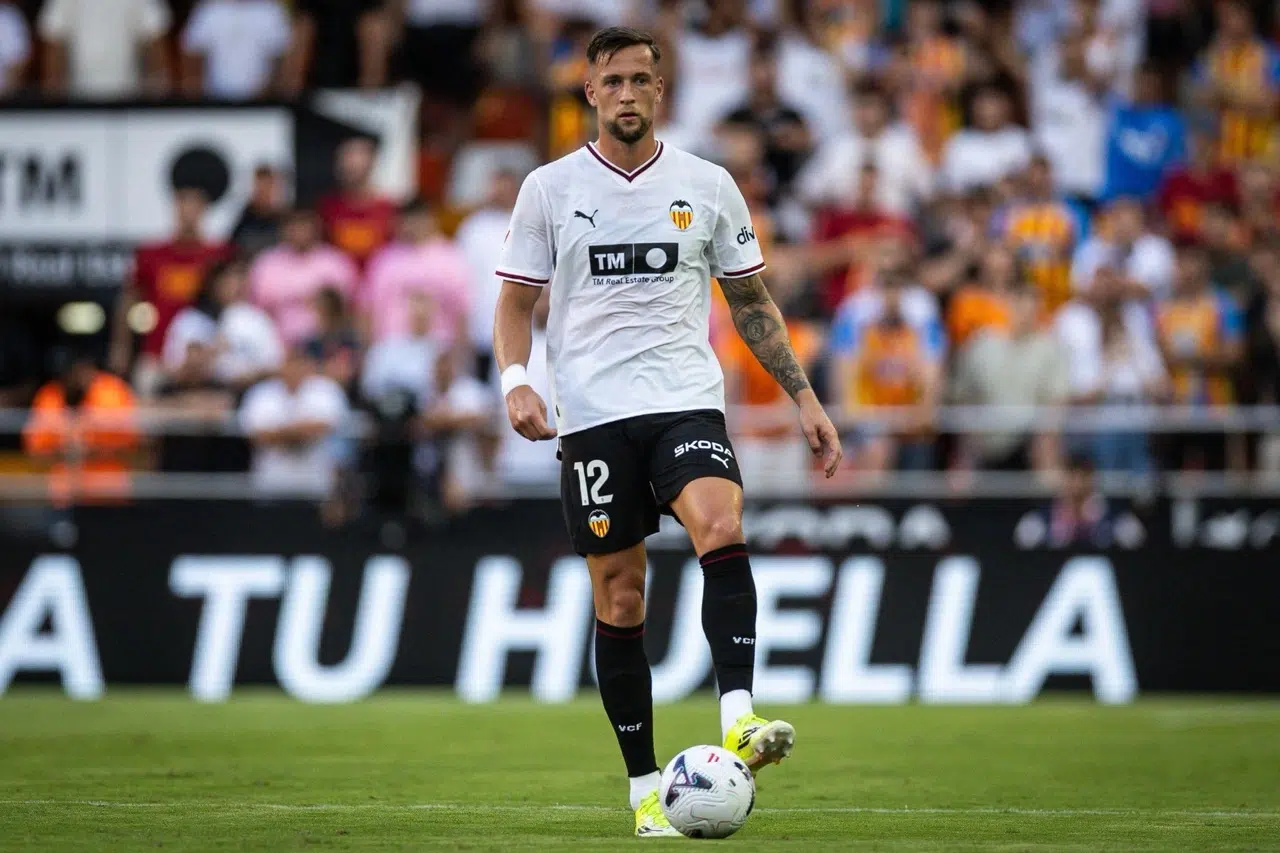 Justin DE HAAS of FC Valencia